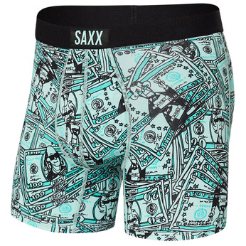 Bokserki męskie szybkoschnące SAXX VIBE Boxer Brief dolary - zielone