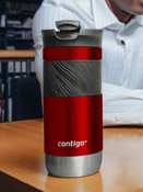 Thermobecher mit gravur Contigo Byron 2.0 470ml - Rot