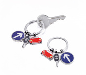 TROIKA keychain on the road