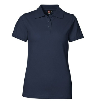 Piqué polo shirt stretch navy