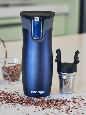 Contigo West Loop 2.0 470ml Thermal Mug Set – Matte Black + Matte Navy