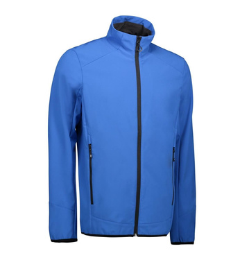 Men's Softhsell Jacket Azure by ID, Blue