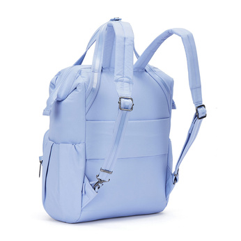 Pacsafe Citysafe CX Econyl Anti-Diebstahl-Rucksack für Frauen - hellblau