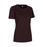T-shirt Interlock, women's, brand ID - Dark burgundy