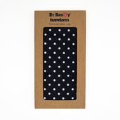 Multifunctional scarf Dr. Bacty polka dots black