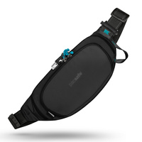 Hip pouch anti-theft Pacsafe ECO - black made from econyl