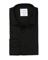 Feiner twillighülse moderne fit schwarz von id, czarny