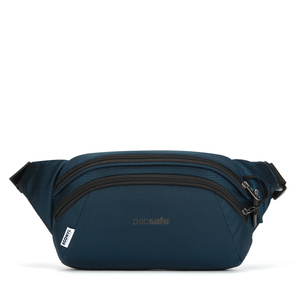 Pacsafe metrosafe ls120 anti-diebstahl-hüfttasche in econyl - navy blau