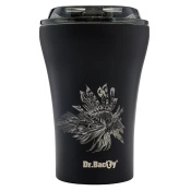 Kubek na kawę termiczny Dr.Bacty Apollo 227 ml - Morski - czarny