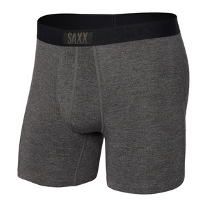 Herren-Schnelltrocknungsboxershorts SAXX VIBE Boxer Brief - dunkelgrau