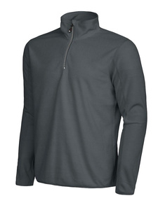 Herrenpullover Melton Half Zip D.A.D - Grau