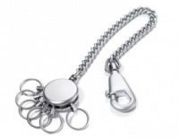 Brelok do kluczy PATENT CHAIN Troika - Srebrny