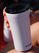 Ceramic-coated thermal Coffee Mug Dr.Bacty Apollo 2.0 360 ml - Glossy White