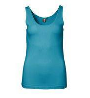 Top with ID stretch, turquoise