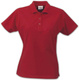 Surf Lady Polo women's polo shirt by Printer - Red.