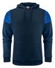 Zweifarbiger Kapuzenpullover Prime Hoodie der Marke Printer - Dunkelblau - Blau.
