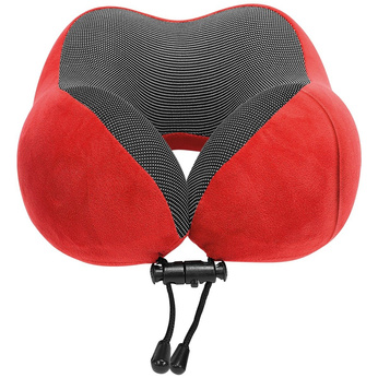 Travel cushion on the neck Dr. Bacty - red
