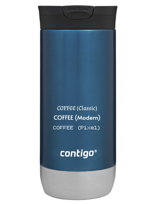 Contigo Huron 2.0 Thermobecher mit Gravur 470ml - Blau