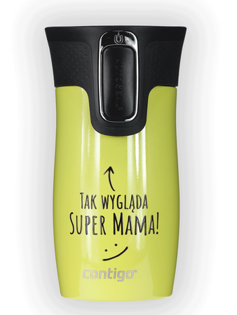 Kubek termiczny Contigo West Loop Mini 300ml - Tak wygląda Super Mama - Limelight
