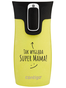 Contigo West Loop Mini 300ml Thermobecher - So sieht Super Mom aus - Limelight