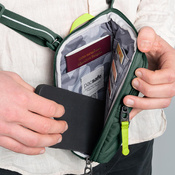 Torba na ramię antykradzieżowa Pacsafe GO - zielona