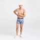 Herren-Sportboxershorts SAXX VOLT Boxer Brief Bier - blau