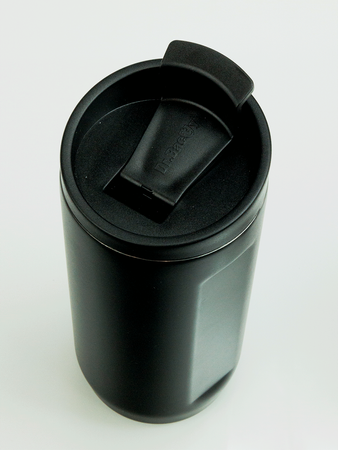 Kaffee Thermalbecher, Dr. Bacty Notus von ihrem Ehemann - schwarz