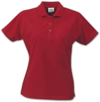 Surf Lady Polo women's polo shirt by Printer - Red.