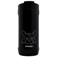 Dr.Bacty Notus Französische Bulldogge 2-in-1 Thermobecher - schwarz