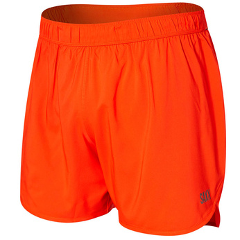 Running shorts with 2in1 Saxx Hightail - orange