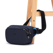 Saszetka nerka antykradzieżowa Pacsafe V - granatowa