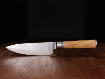 Ekskluzywny Nóż Szefa Kuchni Aka Tori Kyoto Olive 6" ze Stali Damasceńskiej – Prezent Biznesowy z Opcją Graweru