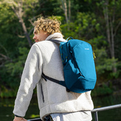 Wasserdichter, diebstahlsicherer Rucksack 18l Pacsafe ECO CX Econyl® - blau