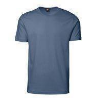 T-shirt- splot interlock marki ID, Niebieski