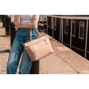 Pacsafe W anti-theft women's bag - beige
