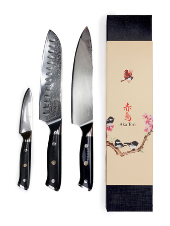 Exklusives Aka Tori Master Osaka Pro Set (3-teilig) – Business-Geschenk mit Gravuroption