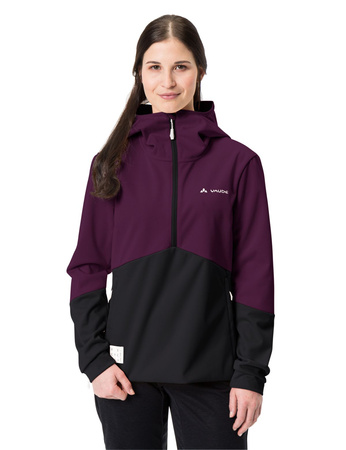 Softshell jacket women's sports vaude tremalzo - purple