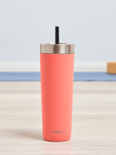 Thermal mug with straw Contigo Luxe Tumbler 720 ml - Coral