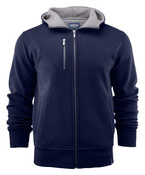 Male sweatshirt with a Harvest Parkwick hood, navy blue