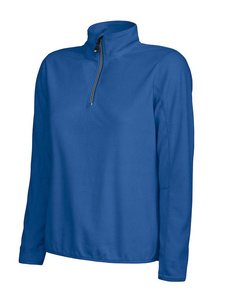 Herrenpullover Melton Lady Half Zip D.A.D - Blau