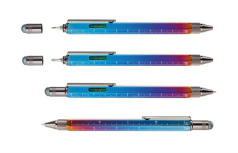 TROIKA multifunctional pen construction spectrum - multicolored.