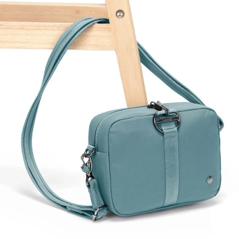 Women's anti-theft handbag Pacsafe CX square crossbody - mint