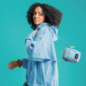 City anti-theft shoulder bag Pacsafe Go - mint