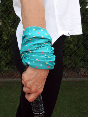 Multifunctional scarf Dr.Bacty Polka Dots Mint