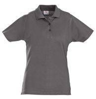 Surf Lady Polo women's polo shirt by Printer - Brown.