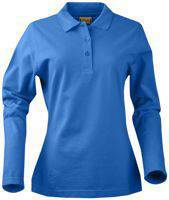 Damen Polo-Shirt Surf Lady L/S von der Marke Printer - Blau.