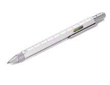 multi-purpose ballpoint pen TROIKA construction - silver.