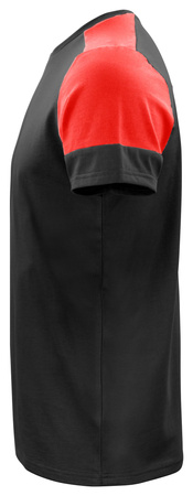 Zweifarbiges Prime T-Shirt der Marke Printer - Schwarz - Rot.