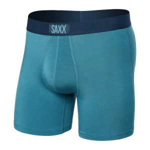 Men's quick-drying SAXX VIBE super soft boxer shorts - navy blue.