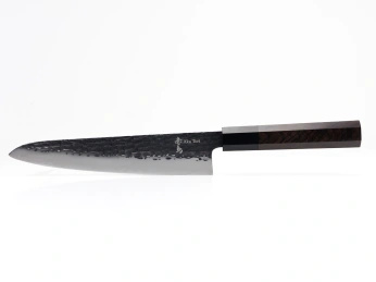 Aka Tori Damaszener-Chefmesser 8" mit Gravur - Tokyo Black